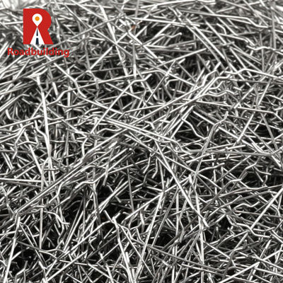 Carbon Content 20% Concrete Fiber Copper Coated Micro Steel Fiber for Strength UHPC