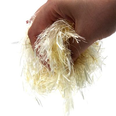 MSDS Definition PP Monofilament Fiber Pavement Materials Cotton Like