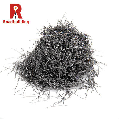 Shear Strength 8-10MPa 6mm Micro Stainless Steel Fibre For Concrete Length 45Mm 55 Mm
