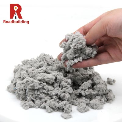 SMA Grade Recycled Cellulose Fiber With Heat Resistance Up To 210C Grey Brown