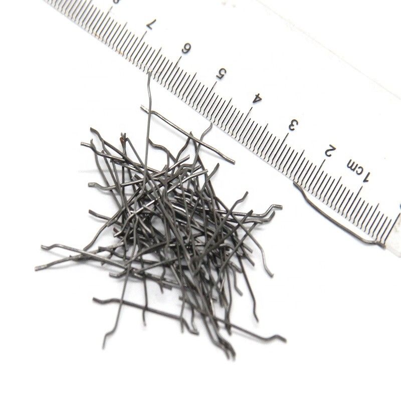 Carbon Content 20% Concrete Fiber Copper Coated Micro Steel Fiber for Strength UHPC